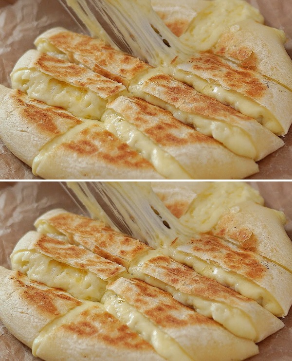 Pane Di Patate Al Formaggio In Padella! Senza forno, senza lievito, senza uova!