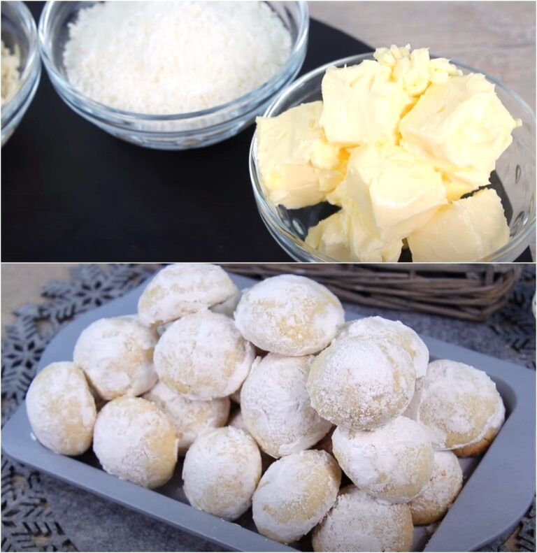 Palle di neve biscotti nel periodo natalizio