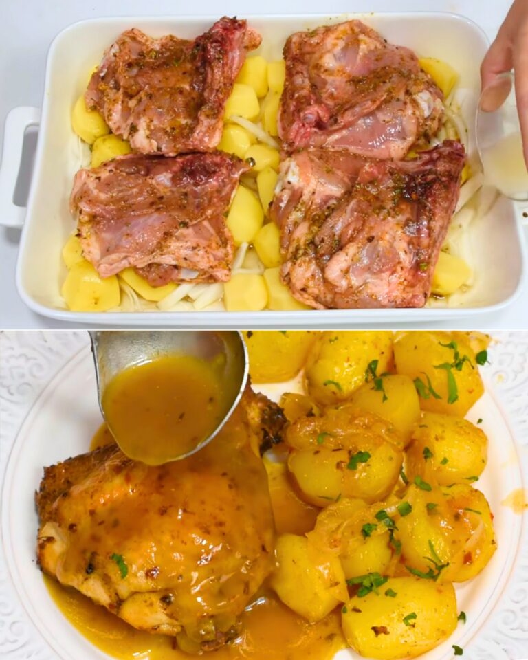 Pollo e patate al forno: la ricetta a base di carne che piacerà a tutti