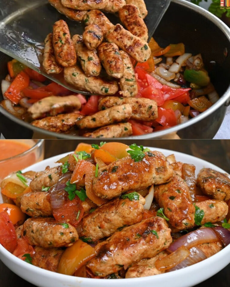 Pollo Kofta Kebab saltato in padella con salsa piccante