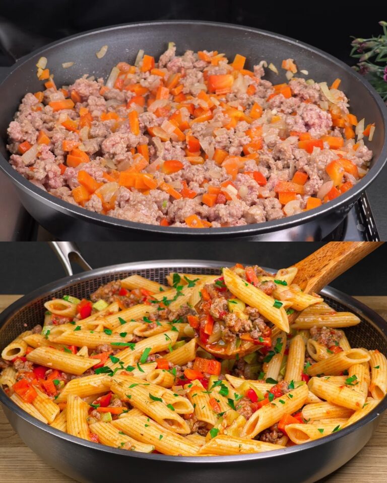 La pasta preferita di mio marito! Cucino due volte a settimana! Incredibilmente delizioso!