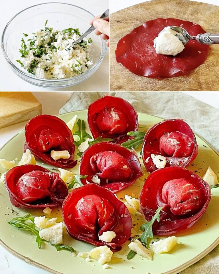 Tortelloni di Bresaola e Ricotta: l’Antipasto Veloce e Scenografico