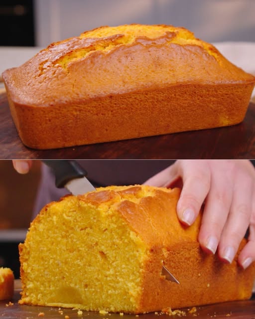 PLUMCAKE ALL’ARANCIA  Umido dentro, morbido e profumato! Salva la ricetta: