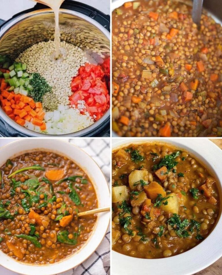 Zuppa di lenticchie con verdure