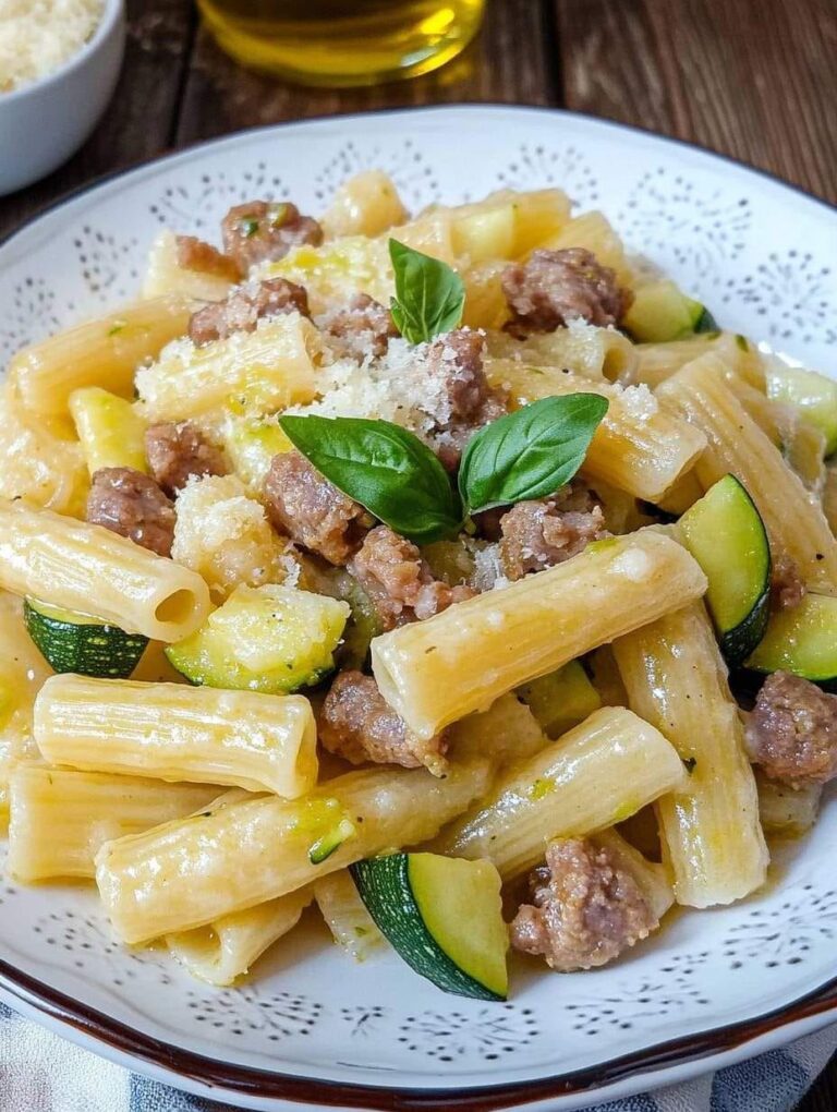 Titolo: Pasta con Zucchine e Salsiccia: un connubio di sapori!