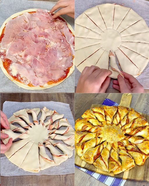 Tournesol feuilleté con parmigiano e salsa di pomodoro: facile e delizioso!