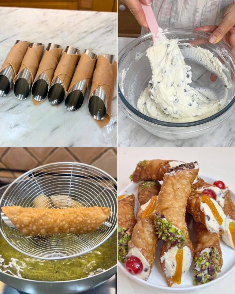 Cannoli siciliani: come farli croccanti e pieni di bolle!