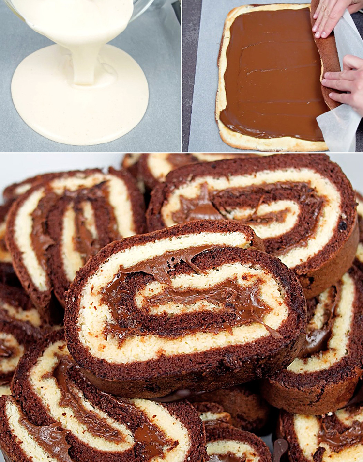 Rotolo al cioccolato, tutti in casa ne sono dipendenti: brutalmente DELIZIOSO!