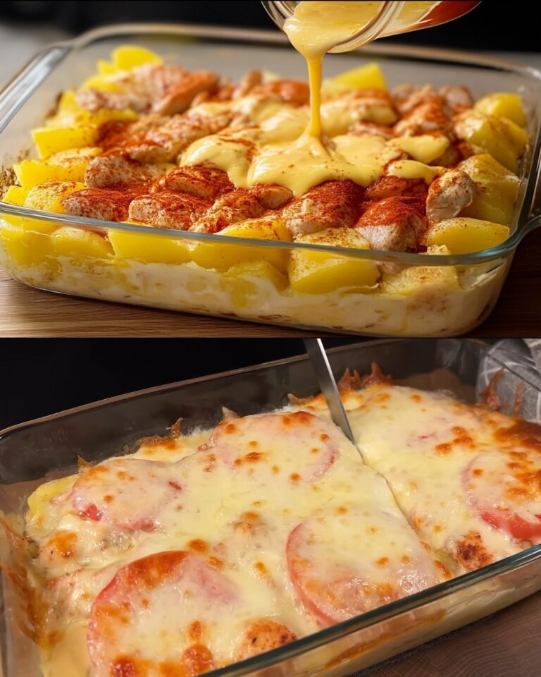 Filetto di pollo al forno con insalata di patate e verdure