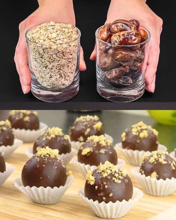 Ricetta delle palline di avena e datteri