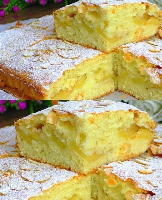 Una torta di mele incredibilmente deliziosa! Il tutto mescolato insieme e in forno! Semplice e delizioso!