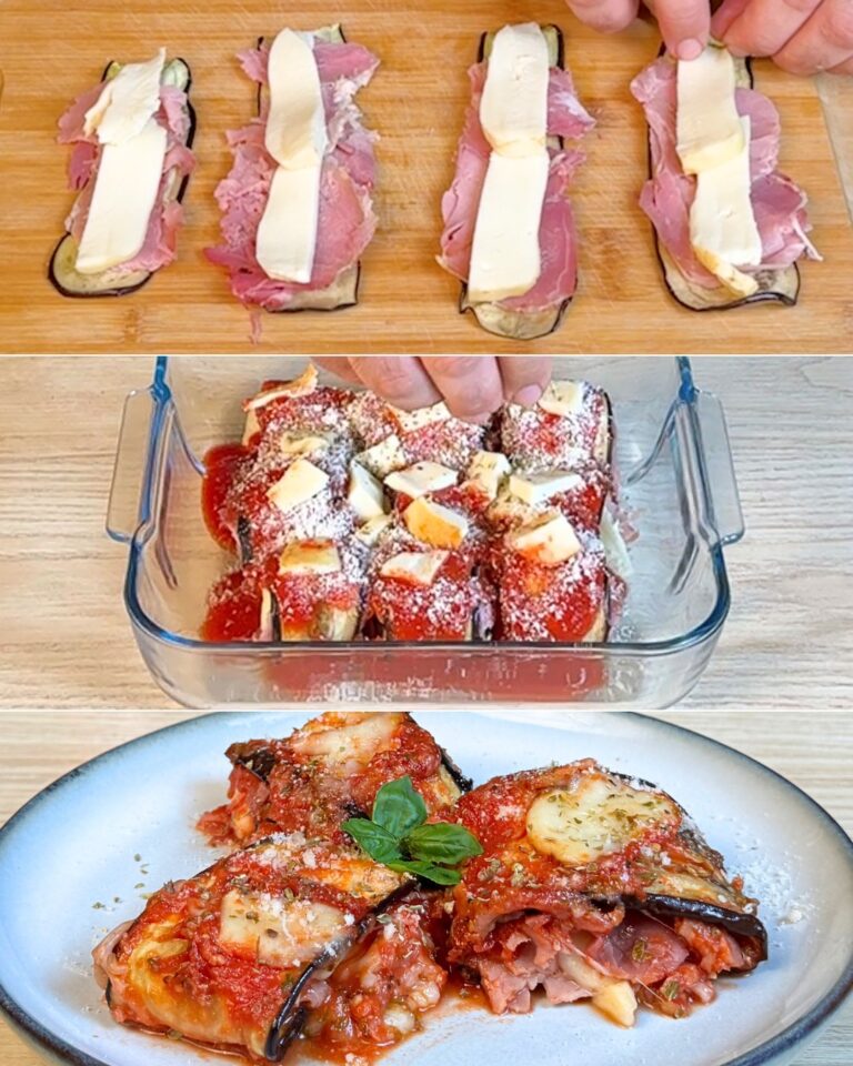 Involtini di melanzane: la ricetta con prosciutto e formaggio