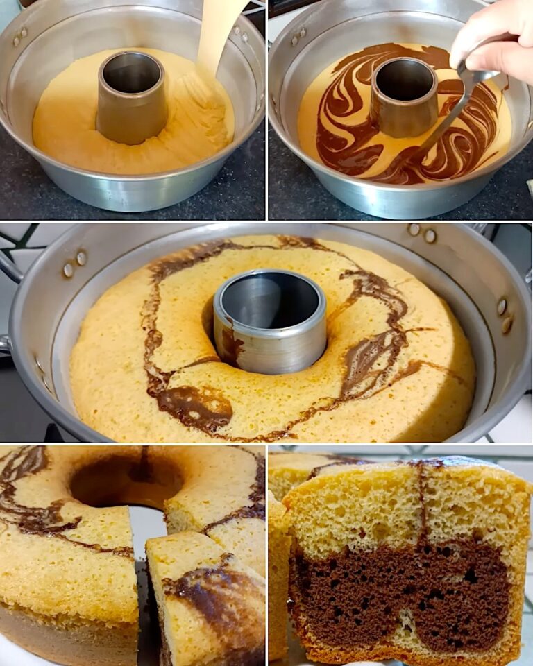 Ciambellone variegato: la ricetta del dolce facile e delizioso
