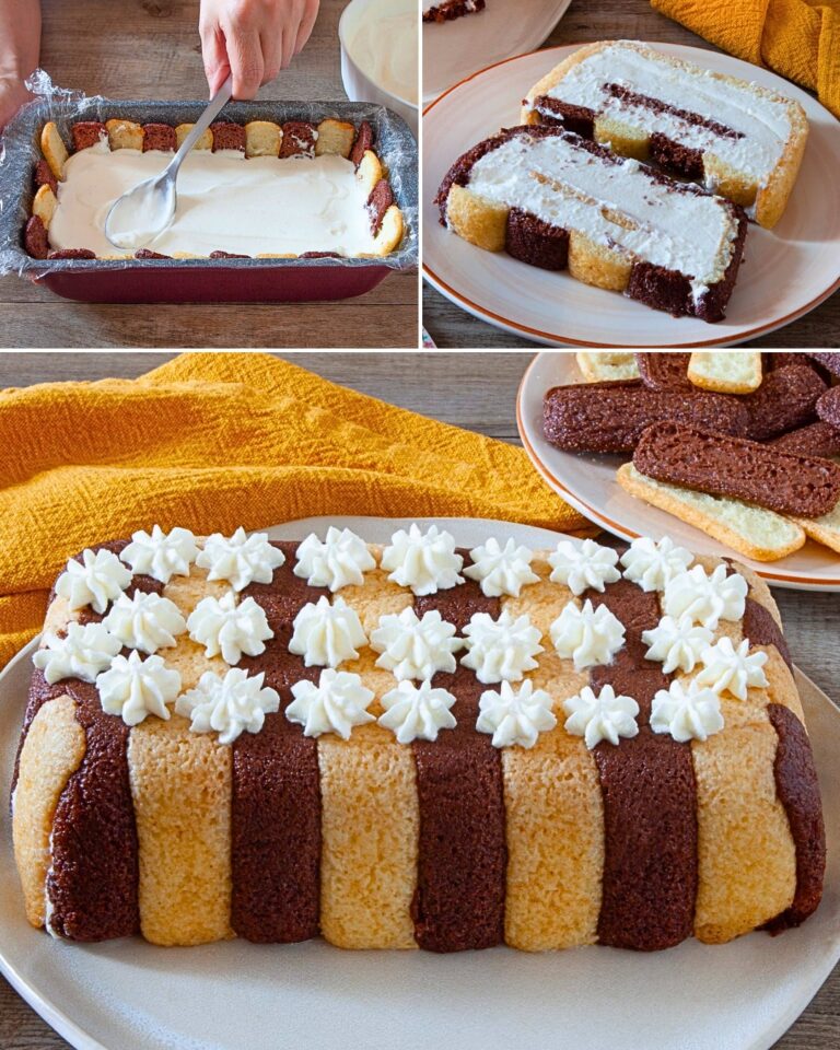 Tronchetto di pavesini bicolore: la ricetta di un dessert fresco e goloso