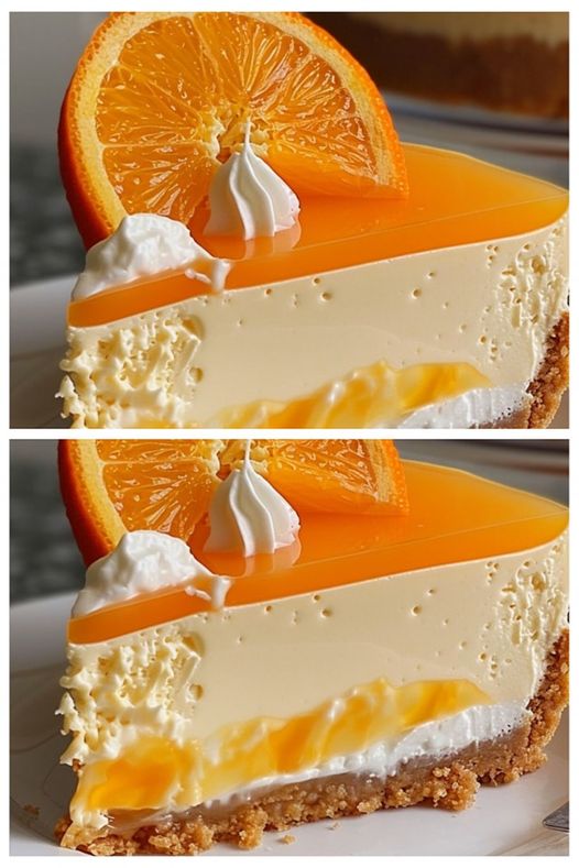 Ricetta per torta alla crema all’arancia senza cottura