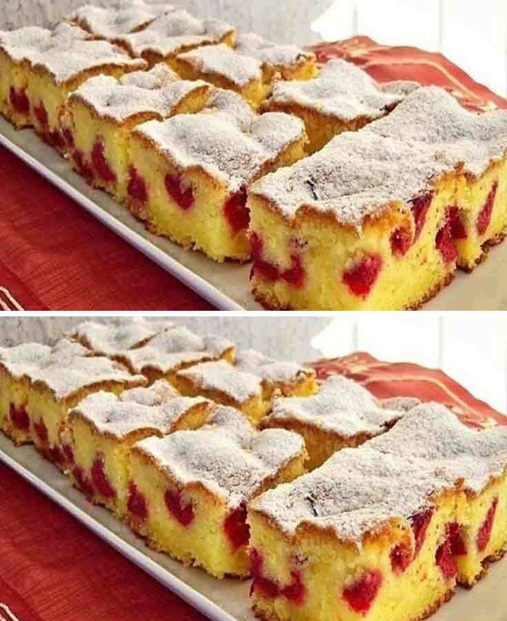 Torta di ciliegie con crosta morbida: ricetta facile e veloce