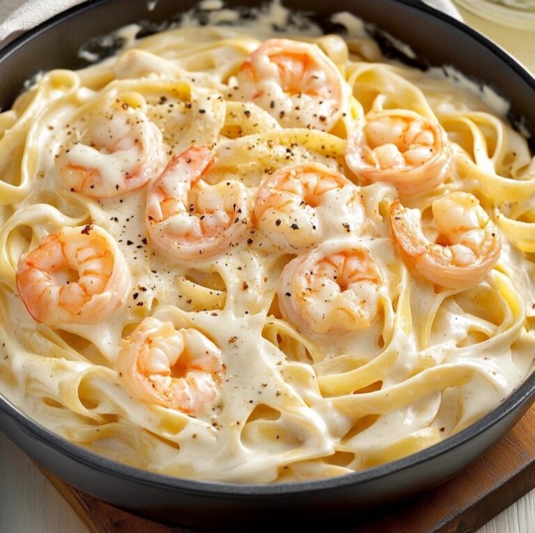 Onde di Sapore: Fettuccine Alfredo ai Gamberi