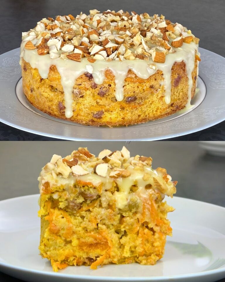 Torta di avena con carote e mele