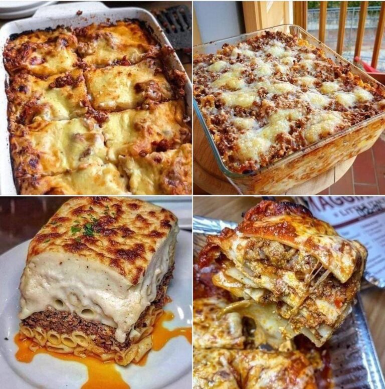 Lasagne con Melanzane, Pollo, Carne e Formaggio: Una Delizia Ricca di Sapore