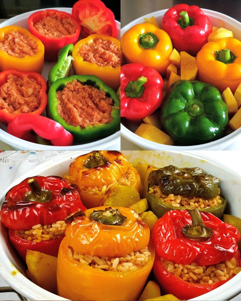 peperoni ripieni di riso e carne macinata – Piatto e Ricetta