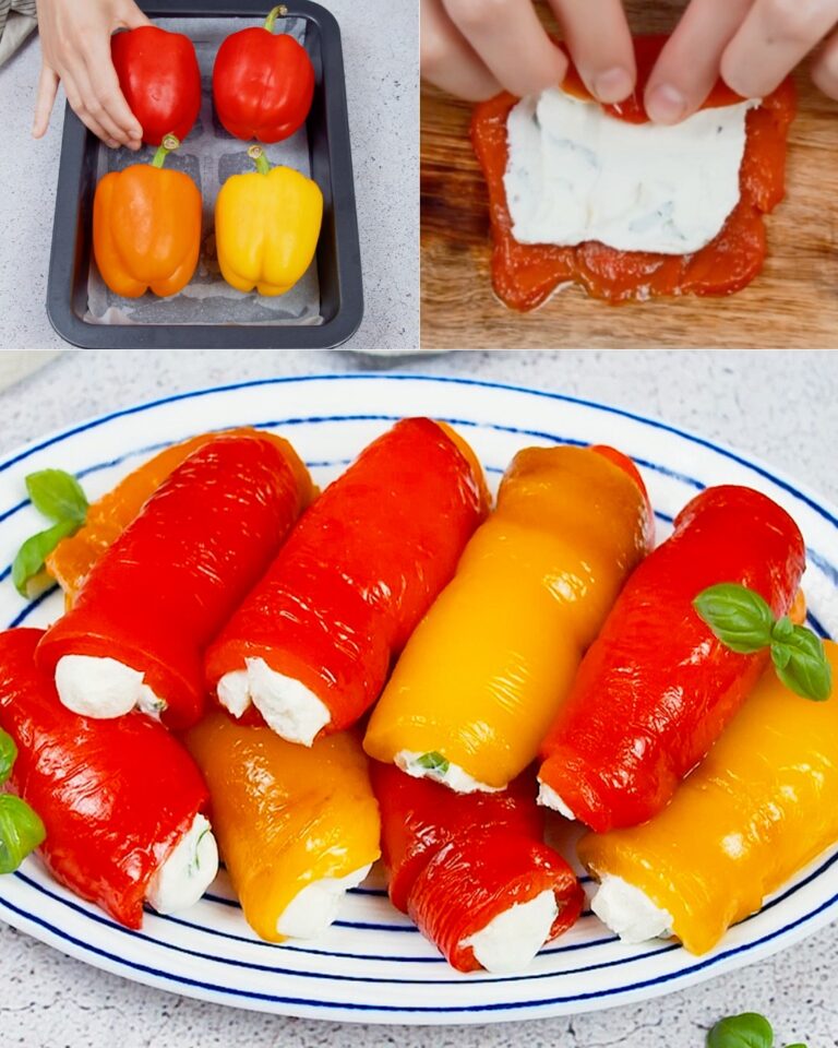 Involtini di peperoni e robiola: la ricetta dell’antipasto freddo ideale per l’estate