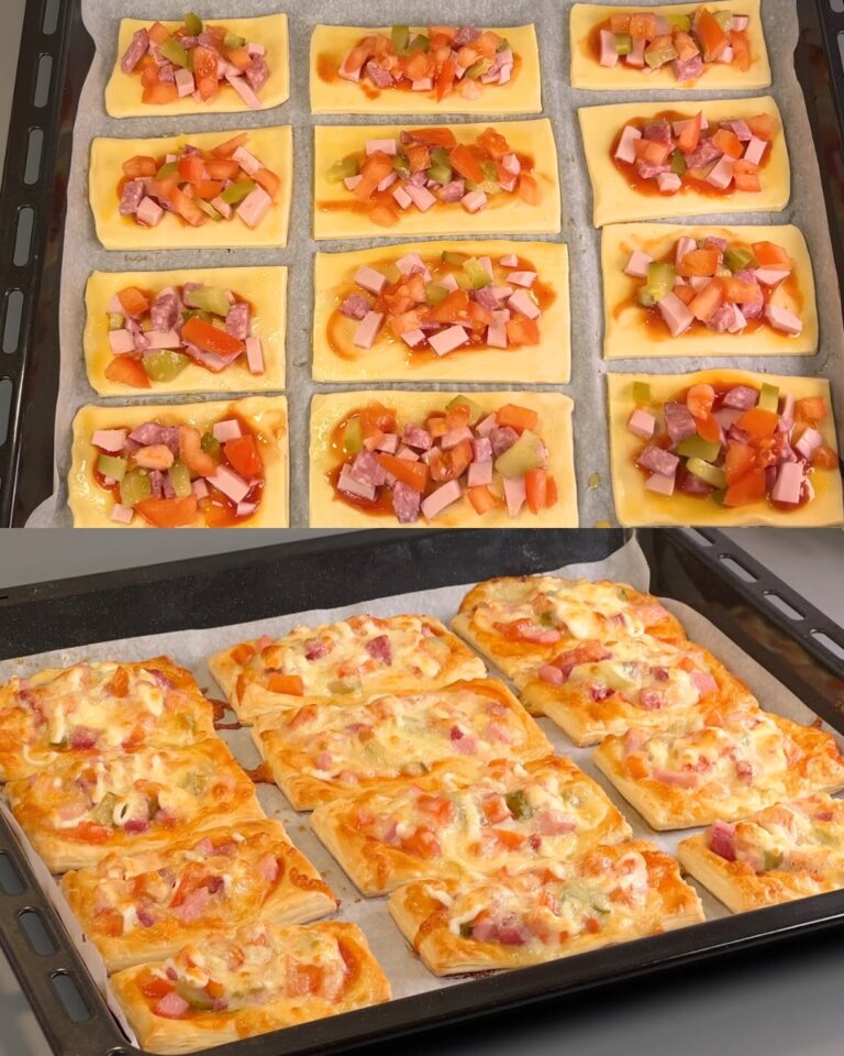 Ricetta per antipasto salato di pasta sfoglia