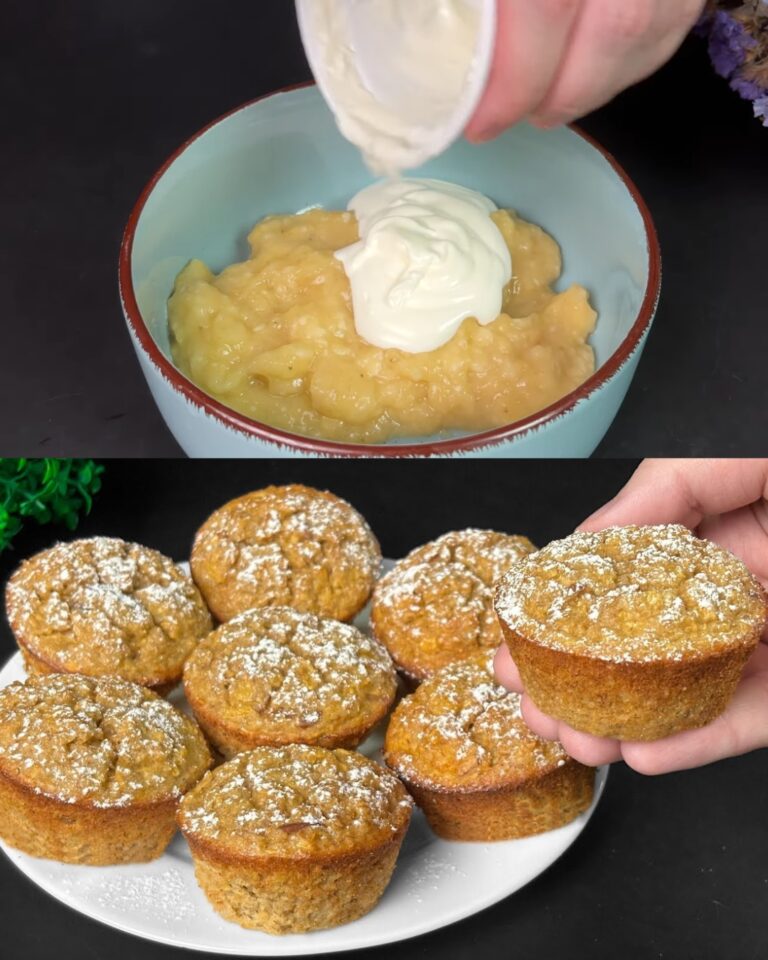 Dessert sano di avena e banana con due ingredienti