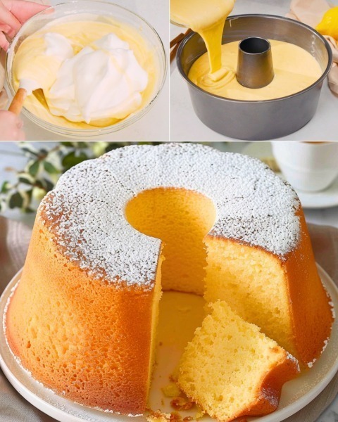 CHIFFON CAKE È la torta più alta e soffice che ci sia! Tutti la ameranno, salva la ricetta