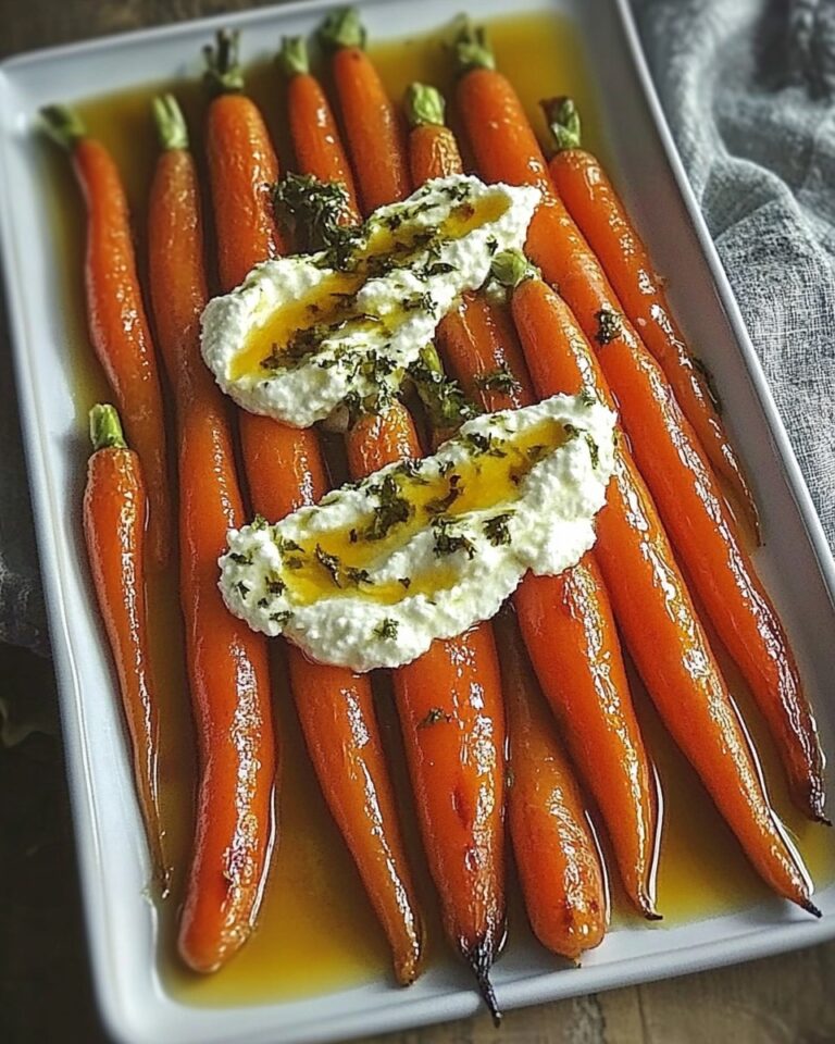 Carote arrostite al miele con ricotta e pistacchi