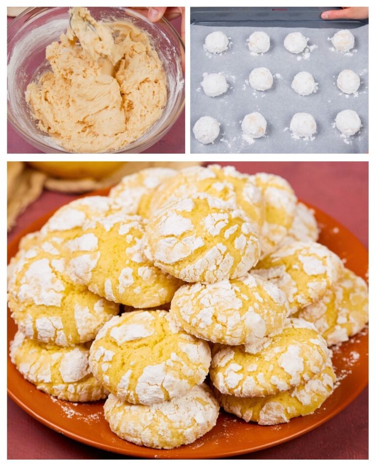 Biscotti crinkle al limone: fragranti e buonissimi!