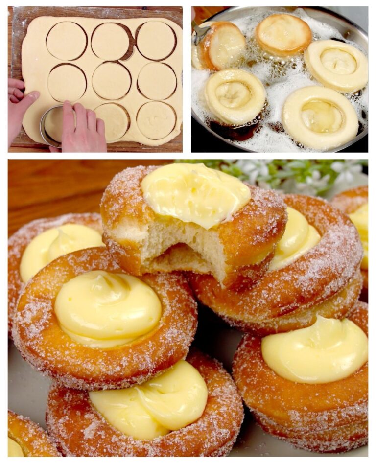 Ciambelline alla crema: il risultato è semplicemente irresistibile!