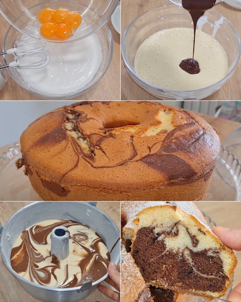 Ciambellone marmorizzato: la ricetta semplice, soffice e deliziosa