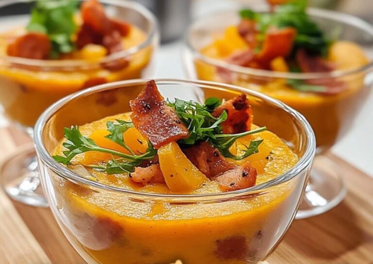 Verrine Gourmet Al Butternut E Chorizo ​​​​