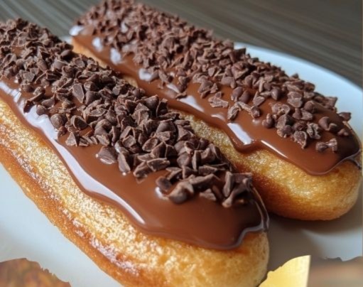 Éclair al cioccolato facile