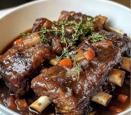Costine di manzo brasate