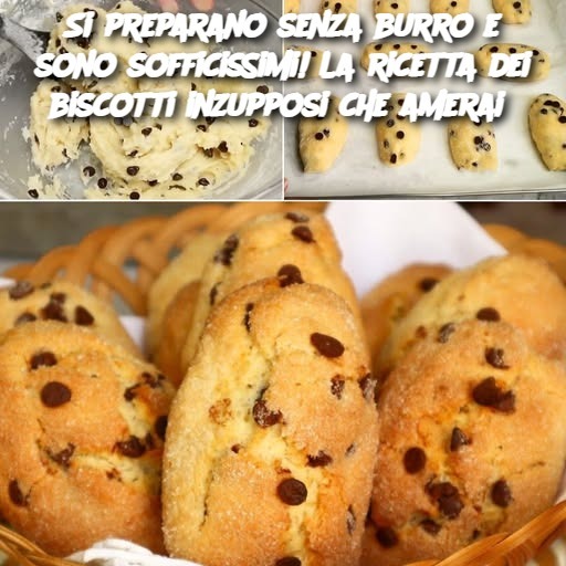 Si preparano senza burro e sono sofficissimi! La ricetta dei biscotti inzupposi che amerai
