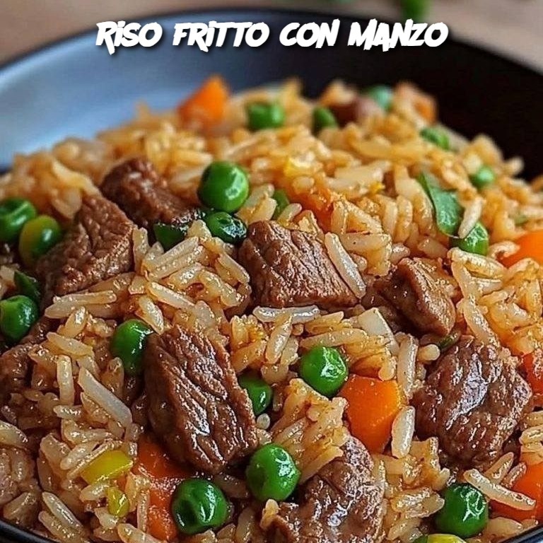Riso fritto con manzo