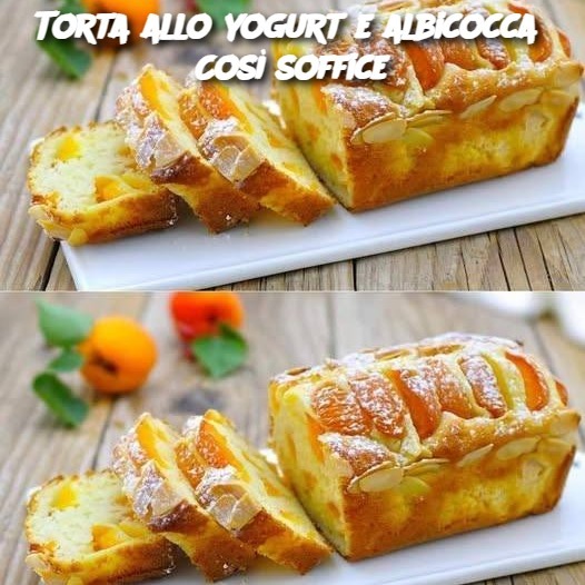 Torta allo yogurt e albicocca  Così soffice