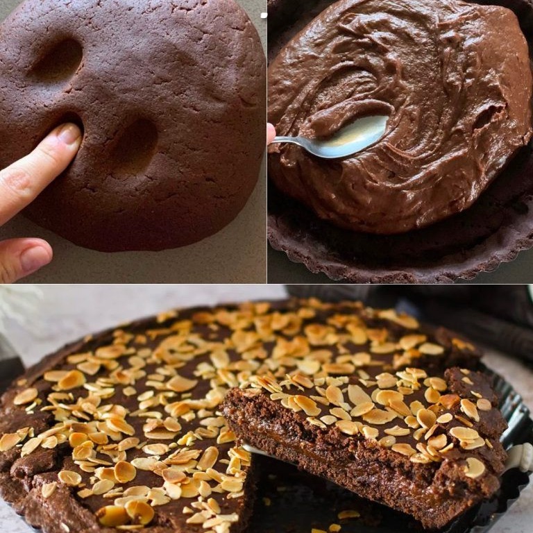 Torta del nonno: la ricetta golosa con frolla al cacao e crema al cioccolato