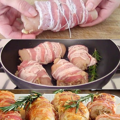 Involtini di pollo avvolti nella pancetta: la ricetta per un gustoso piatto di carne