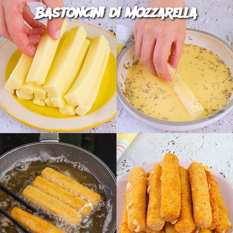 Bastoncini di mozzarella