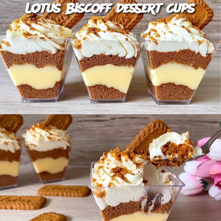 Lotus Biscoff Dessert Cups