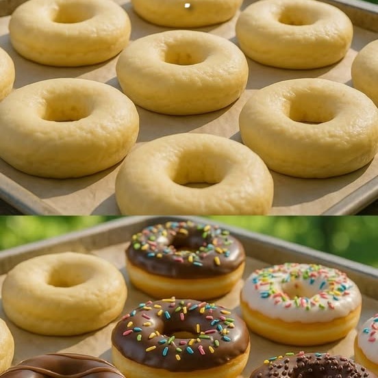 Ciambelle senza impasto (cotte al forno, non fritte)