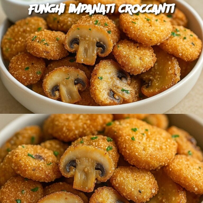 Funghi impanati croccanti