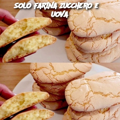 SOLO FARINA ZUCCHERO e 3 UOVA