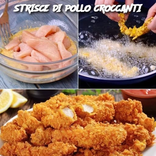 STRISCE DI POLLO CROCCANTI