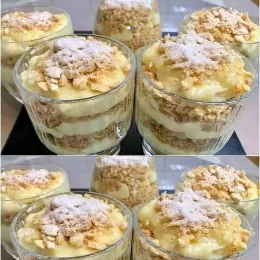 Quando sono pigra preparo sempre questo dolce. “Napoleone nel bicchiere”: da leccarsi i baffi. Consumato entro 2 minuti