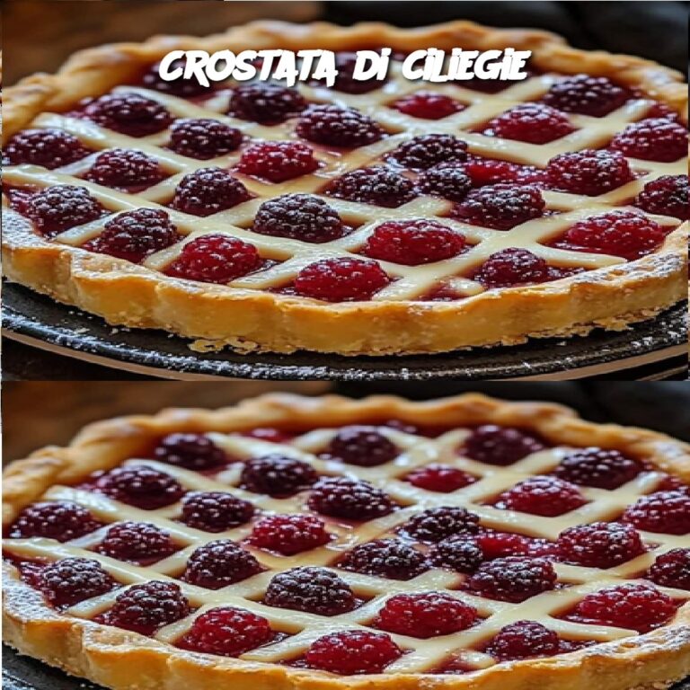 Crostata di ciliegie: la ricetta di un dolce goloso e profumato
