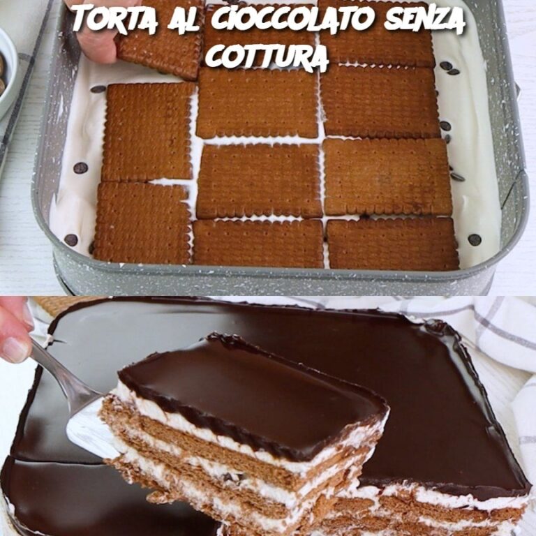 Torta al cioccolato senza cottura