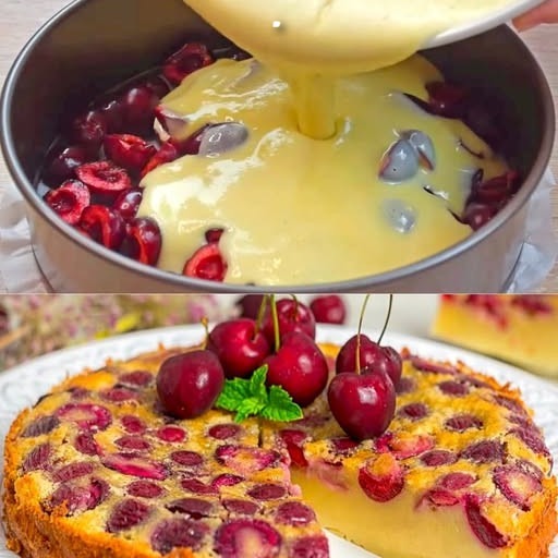 Torta cremosa alle ciliegie: la ricetta del dessert bello e goloso